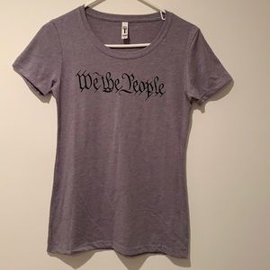 Gray T-shirt We The People Medium